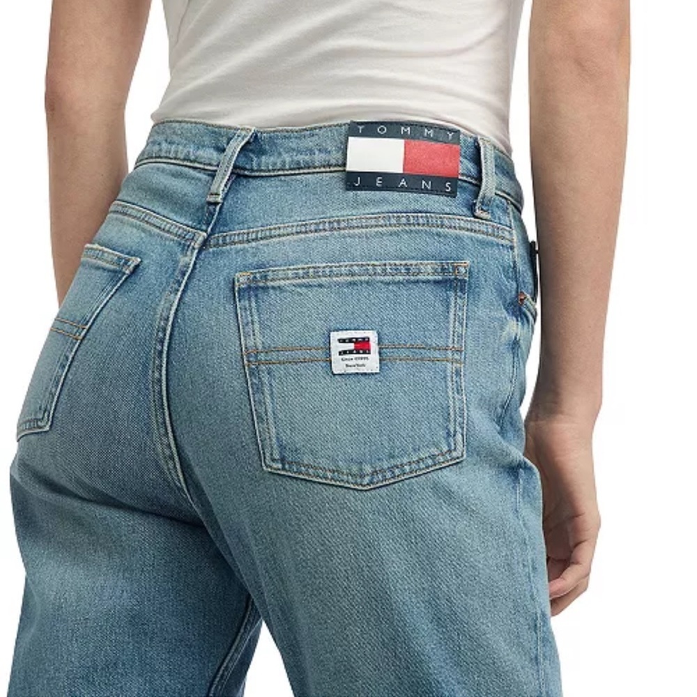 Tommy Jeans Women's Izzie High Rise Slim-Fit Ankle Jeans - DENIM LIGHT - Picture 7 of 7